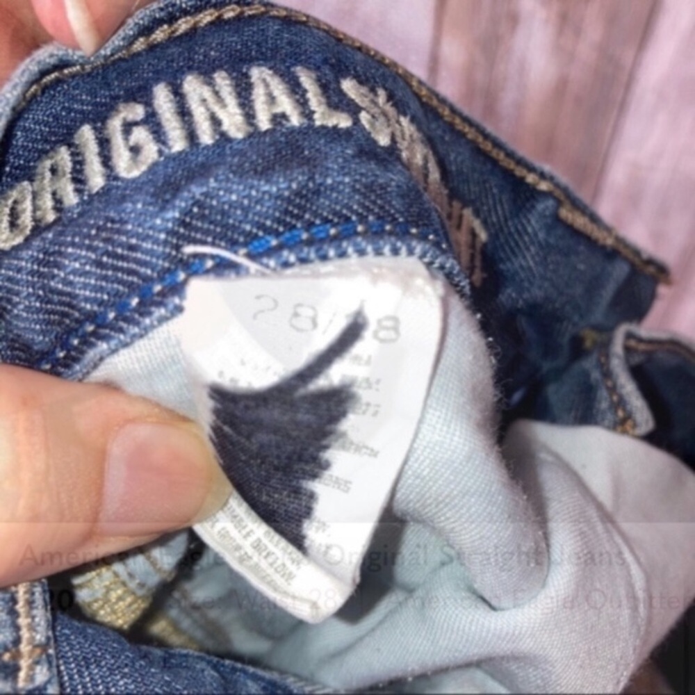 American Eagle Men's Original Straight Jeans - Picture 6 of 7